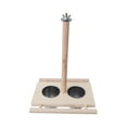 thumbnail image 1 of Plato de alimentación para pájaros Yuyangstore Comedero para pájaros de madera, 1 of 8