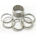 thumbnail image 1 of Conjunto de 10 Anilllos O Accesorios para Cinturones Correas de Bolsas Cremalleras Hogar Bricoje Soledad Anillo de O, 1 of 9