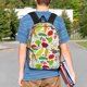 thumbnail image 4 of Easygdp Cartoon Vegetables Mochila Ligera de 15 Pulgadas para Estudiantes, Mochila Cómoda para la Escuela y Viajes, Correas Ajustables, 4 of 6