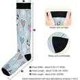 thumbnail image 3 of FREEAMG 1 Pairs Cute Panda Balloon Compression Socks for Women Men Knee High Stocking for Running,Athletic,Medical, 3 of 7