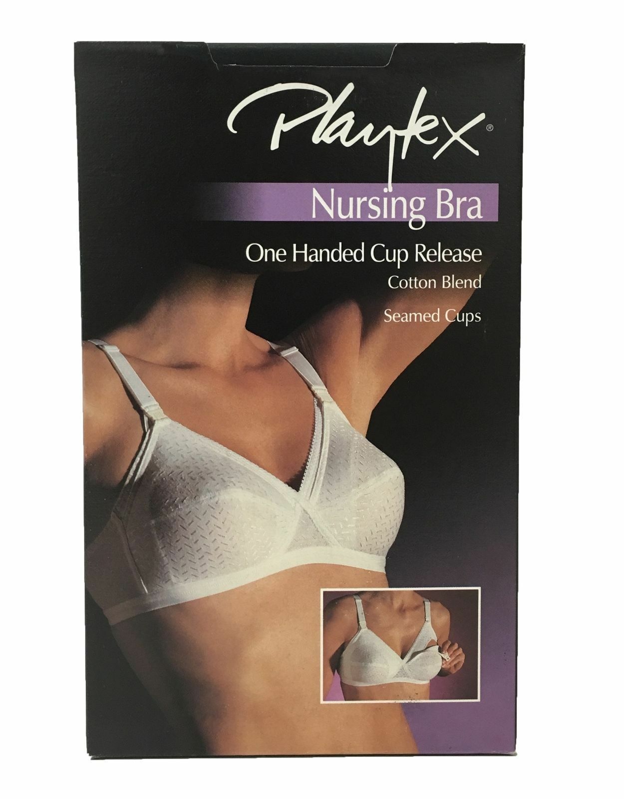 Playtex Nursing Bra One Handed Cup Release Beige 5138 Bras Women's Clothing