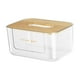 thumbnail image 1 of Cubierta de caja de pañuelos, caja dispensadora de pañuelos faciales, soporte para caja de servilletas faciales, dispensador de sábanas para secadora Claro BLESIY servilletero, 1 of 8