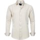 thumbnail image 1 of J.VER Camisas de vestir para hombre, camisa formal de manga larga, elástica, sin arrugas, informal, con botones, 1 of 4