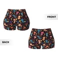 thumbnail image 5 of Vsdgher Cute Animals print Workout Shorts for Women Seamless Soft Smooth Gym Yoga Scrunch Active Exercise Fitness Shorts, 5 of 8