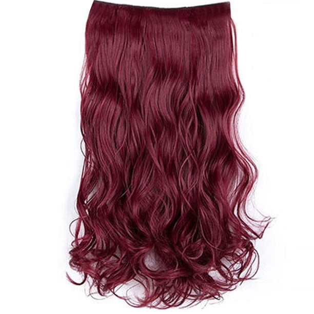 Clip de extensión de cabello ondulado BuyWeek 23,6 pulgadas cabello sintético