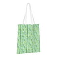 thumbnail image 2 of YFYANG Reusable Cotton Canvas Tote Shopping Bag, Green Abstract Geometry Washable Portable Grocery Bag for Daily Travel, 2 of 8