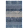 thumbnail image 1 of Trans-Ocean Imports PAZ46728633 42 x 66 in. Liora Manne Piazza Textured Stripe Indoor Hand Tufted Rectangle Rug - Navy, 1 of 1