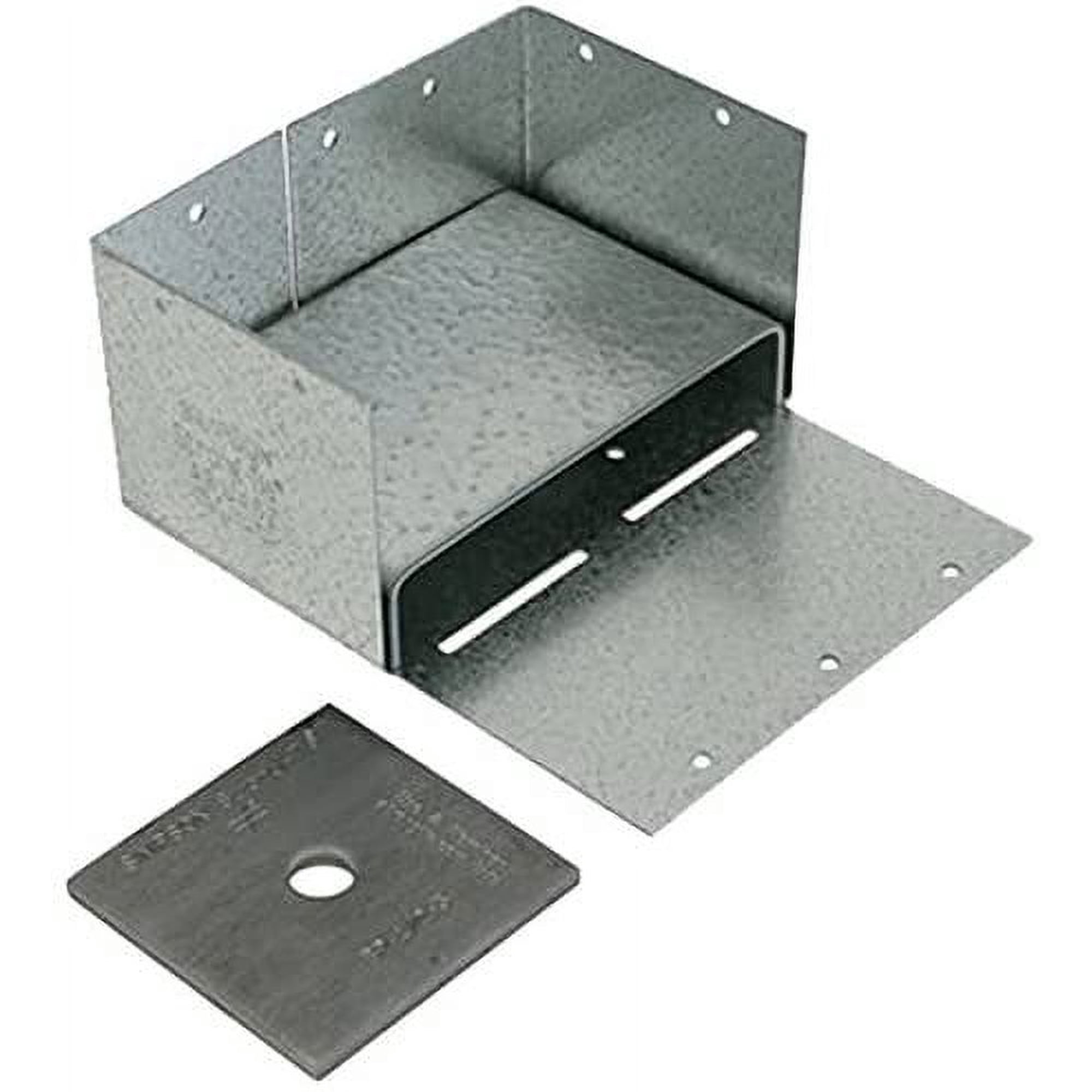Simpson Strong Tie ABW46Z ZMAX Galvanized 12-Gauge 4x6 Adjustable Post Base 10-per Box
