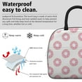 thumbnail image 3 of Reusable Donut Lnsulated Lunch Bag for Women & Men-Leakproof Water-Resistant Cooler Tote,Large Capacity(10.6x8.7x6.3in)for Work,Office,Travel,Picnic,Beach., 3 of 7