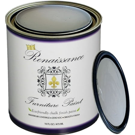 Paint Outdoor Furniture Renaissance Chalk Finish Paint - Stone Castle Pint (16oz) - Chalk Furniture & Cabinet Paint - Non Toxic, Eco-Friendly, Superior Coverage ()