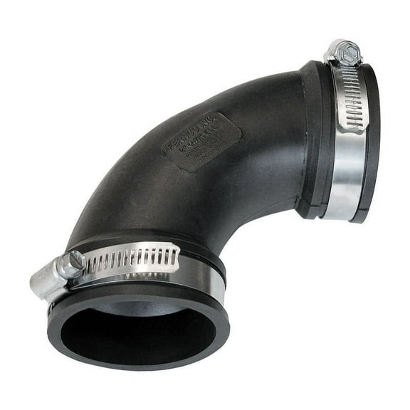 Fernco Schedule 40 2 in. Hub x 2 in. Dia. Hub PVC Elbow