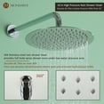 thumbnail image 3 of Shower System with Tub Spout, Tub Shower Faucet Set with High Pressure 10" Rain Shower head and 3-Setting Handheld Shower Head Set, 3 of 6