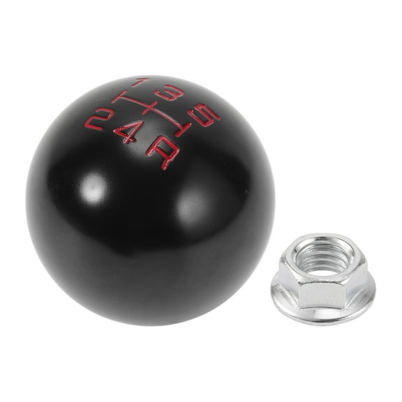 Unique Bargains Gear Shift Knob 5 Speed Manual Stick Shifter Lever Knob for Honda Accord 1990-1997 Aluminum Alloy Black