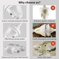 thumbnail image 6 of Upgraded G52 Backup Valve Replacement for Polaris Pool Cleaner Parts,Compatible with Zodiac Polaris 180 280 380 480 3900 Pool Cleaners (1, White), 6 of 7