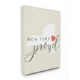 thumbnail image 2 of Stupell NYC Proud with Heart Stretched Canvas Wall Art 16 x 20, 2 of 5