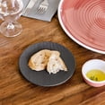 thumbnail image 3 of Villeroy  Boch Manufacture Rock Bread  Butter Plate, 6.25 in, Black/Gray Bread Plate Black/Gray, 3 of 4