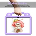 thumbnail image 3 of for Walmart ONN 10.1 Inch Tablet Case Gen 3 2022(Model:100071485),Cute Kids Kawaii Cover 3D Cartoon Handle & Stand Soft Silicone Shockproof Case for Walmart Onn 10.1 Inch 3nd Gen,Purple, 3 of 7