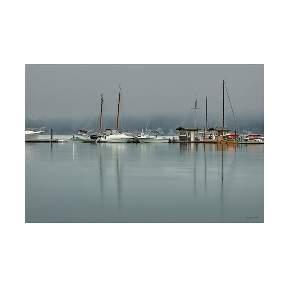 Canvas Wall Art - Kent Burkhardsmeier 'Positioned' Wall Art for Living Room, Bedroom, or Office Décor by Trademark Fine Art - 19 x 12 Inches