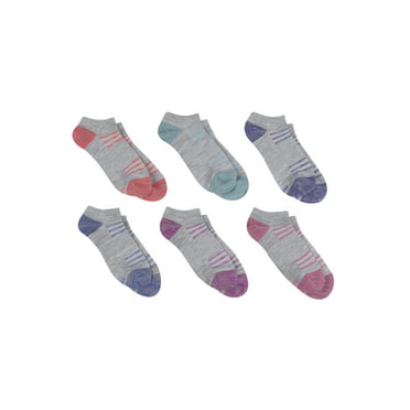 Hanes Women's Comfort Fit Ankle Socks, 6 Pack - Walmart.com