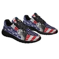 thumbnail image 6 of German Shepherd Patriotic American flag Shoes Sneakers Black Size 8, 6 of 7