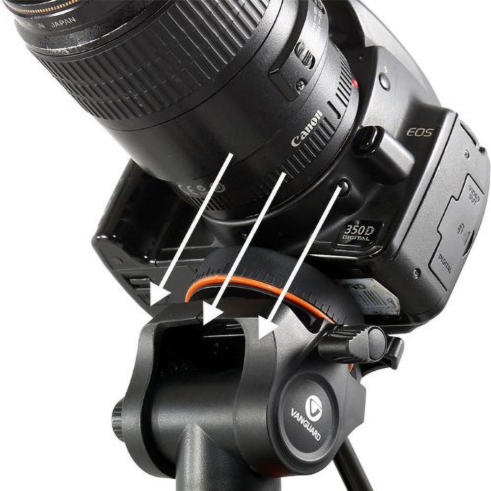 Vanguard Espod CX 204 AP - Tripod - with Vanguard PH-23 - Walmart.com