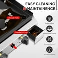 thumbnail image 4 of 2 Burner Portable Propane Griddle with Enameled Tray & Lid, 20000 BTU Rolling Flat Top Gas Grill with Electronic Ignition, Side Shelves & Regulator for Outdoor Cooking Camping BBQ Tailgating, 4 of 6