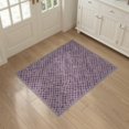thumbnail image 3 of ODIKA Interlocking Boho Mosaic Geometric Abstract Swirl Ombre Purple Flowing Dynamic Pet Friendly & Kids Safe for Bedroom, Bedside, Nursery, 3 of 7