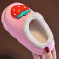 thumbnail image 6 of Wdgfv Machine washable cotton fuzzy slippers for girls Girls Slippers Warm Winter Fuzzy Lined Indoor Outdoor Comfortable Soft Sole Shoes For Pink 10-10.5 Years, 6 of 9