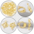 thumbnail image 4 of GOOHOCHY 5 sets OT Toggle Sets Sets Rose Toggle T-Bar Clasps para collar Joyería, 4 of 8