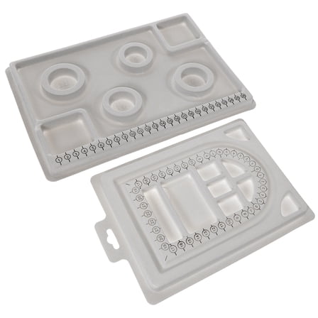 SOPOTUTU Jewelry Making Supplies Kit with Bead Organizer Tray and Measurement for Bracelets, Necklaces Crafting