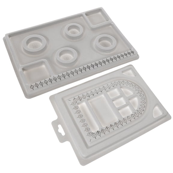 SOPOTUTU Jewelry Making Supplies Kit with Bead Organizer Tray and Measurement for Bracelets, Necklaces Crafting