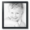 thumbnail image 2 of ArtToFrames 17" x 18" Black Satin Picture Frame, 17x18 inch Black MDF Poster Frame (WOM-5180), 2 of 8
