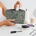 thumbnail image 6 of Makeup Bag - Paisley Pattern No.9091 Cosmetic Bag Portable Travel Toiletry Bag for Women Small Make Up Organizer Bag Zipper Pouch Travel Essentials, 6 of 8