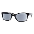 thumbnail image 2 of Reading Sunglasses Full Lens Magnified Rectangle Spring Hinge Black Pink +1.50, 2 of 4
