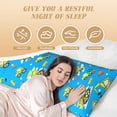 thumbnail image 4 of Lsque Cute Car Cartoon Body Pillow Case Cover,Ultra-Soft Microfiber Bed Pillow Cases 20x54 inches,Elegant Bedding,Breathable Durable Pillow Cover with Envelope Closure, 4 of 8