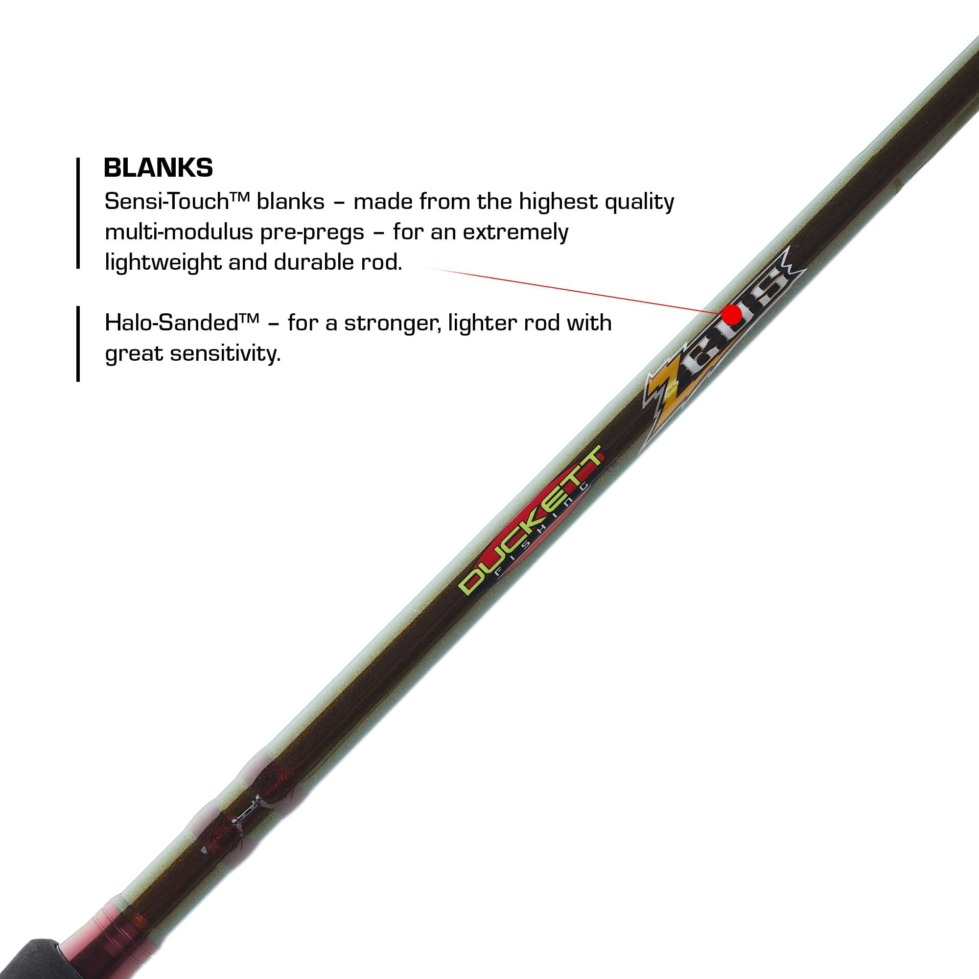 Duckett Fishing Zeus Casting, Spinning & Crankin' Rods
