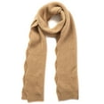 thumbnail image 1 of Inc Chevron Knit Muffler Scarf, Dark Beige, 1 of 1