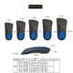 thumbnail image 5 of 3/4 Removable High Arch Support Shoe Inserts, Orthopedic Insoles for Plantar Fasciitis Relief, Standing All Day Pain Relief, Knee Pain, Over-Pronation, Shoe Insoles for Men & Women - M(Men's 6.5-7.5), 5 of 5