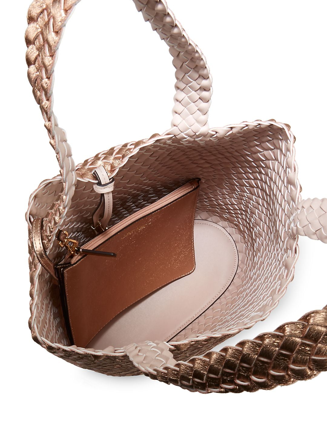 calvin klein naomi woven tote