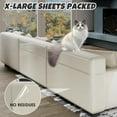 thumbnail image 2 of HLONK [17.7”x118” Thickened Furniture Protector] Easy-Apply Cat Scratch Guard - 17.7”x118” Thickened Self-Adhesive Furniture Protector  No-Nail Installation  Safe for Pets & Home Decor zz, 2 of 5