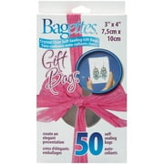 Cousin 14773 Bagettes Self-Sealing Gift Bags 3''X4''
