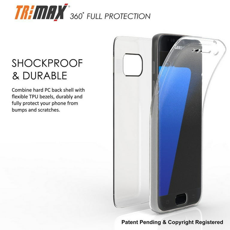 For Cat S75 Shockproof Clear Slim TPU Case Cover + Screen Protector