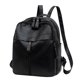 thumbnail image 1 of Mochila estilo nicho para mujer, textura simple, mochila de PU de gran capacidad para mujer, 1 of 3