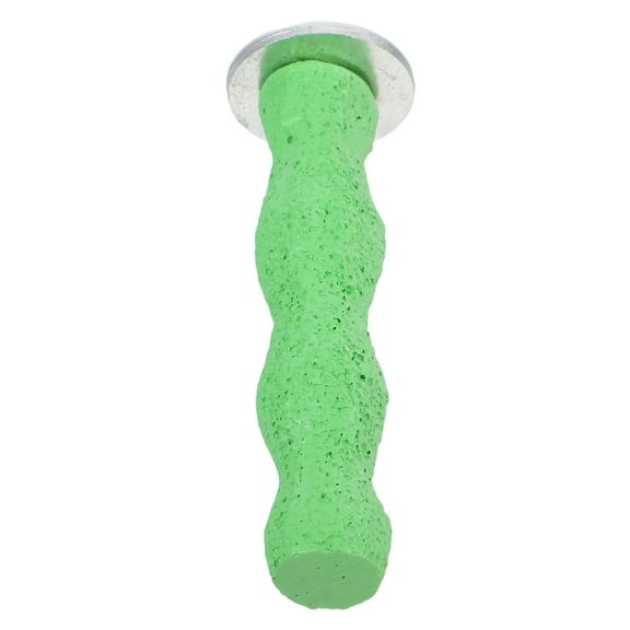 BESTYASH Large Bird Perch Bird Nail Trimming Perch Light Green Resin 1 Piece