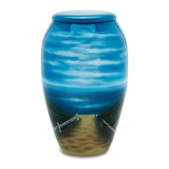 Urnsdirect2u The Beach Adult Cremation Urn, 220 cubic inches