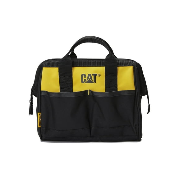 Caterpillar 12 inch Tool Bag, Webbing Handle, Large-Mouth, 1 pack,CAT Tool Bag