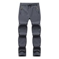 thumbnail image 3 of Migroa Men's Ski Pants, Lightweight Winter Trousers with Fleece Lining, Water-Resistant Snow Pants for Cold Weather, Elastic Waist for Comfort, Functional for Skiing, Snowboarding,, 3 of 8