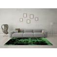 thumbnail image 3 of Ahgly Company Indoor Square Abstract Emerald Green Modern Area Rugs, 6' Square, 3 of 4
