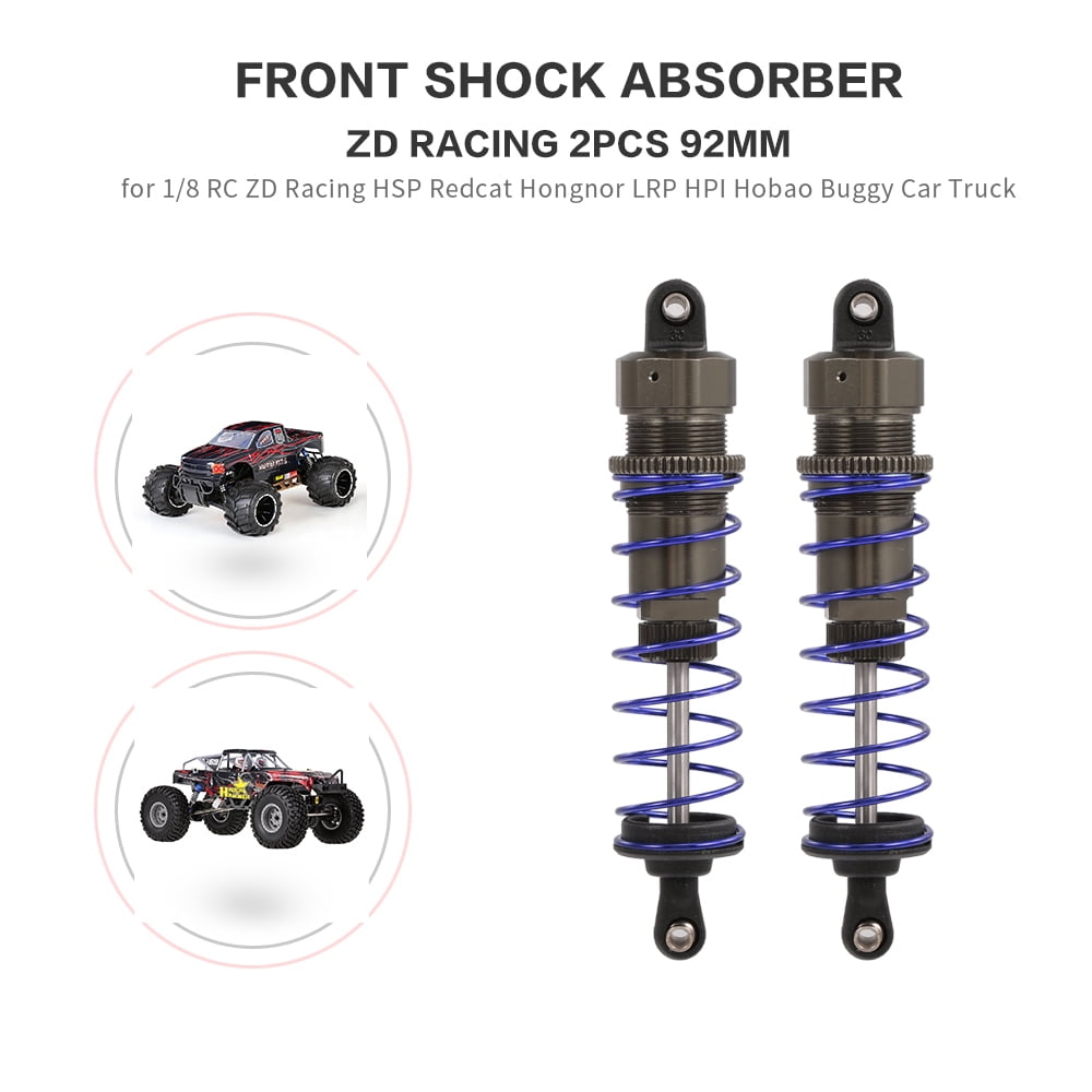 2x 57mm Front Rear Shock Absorber Damper for 1/10 RC ZD Racing On-Road Car 