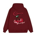 thumbnail image 4 of XIAOCHA Cherry Athletic Hoodies for Men Oversized Kangaroo Pocket Hooded Top Casual Cute Streetwear Soft Hoodie, 4 of 4